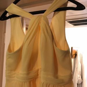 David’s Bridal - Yellow Bridesmaids Dress